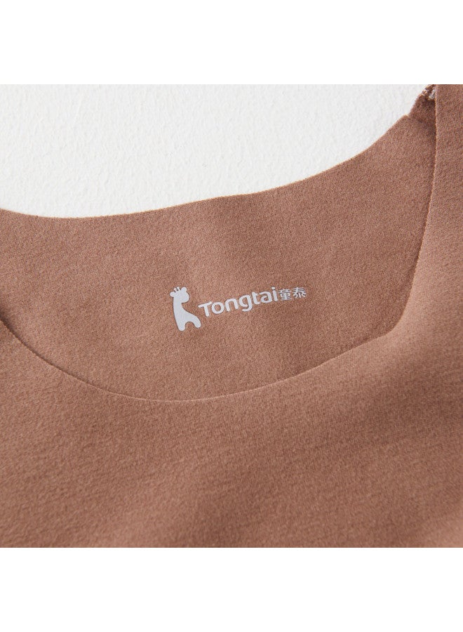 Tongtai Children's Vest Boys And Girls Baby Clothes German Fleece Vest Base Layer Seamless Homewear Underwear - Image 4