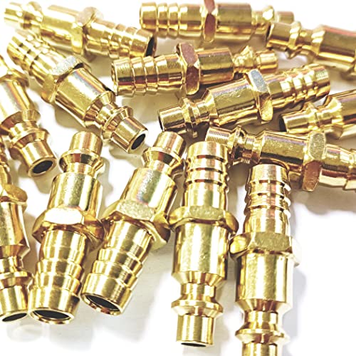Qolekog Industrial Type D Air Plug 1/4”Coupling x 3/8” Hose ID Barb Reducer Fitting for air compressor (Pack of 5) - Image 5