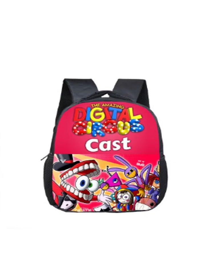ZWX Cartoon The Amazing Digital Circus Backpack For Kids School Bag Kindergarten Backpack - Image 1