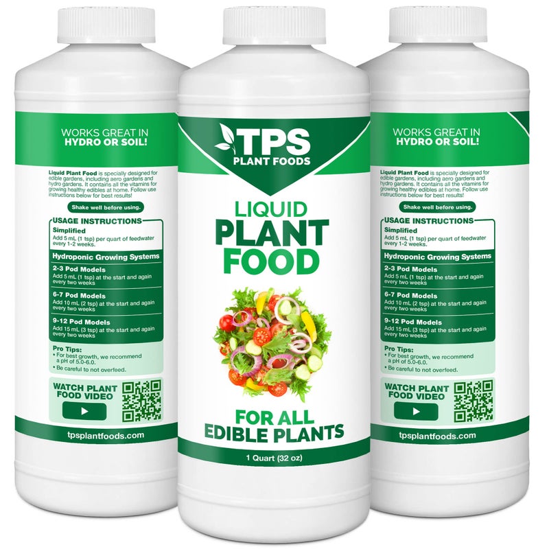 TPS NUTRIENTS Liquid Plant Food for use in AeroGarden, IDOO and Hydroponic Growing Systems, Liquid Fertilizer, 32 oz (1 Quart) - Image 2