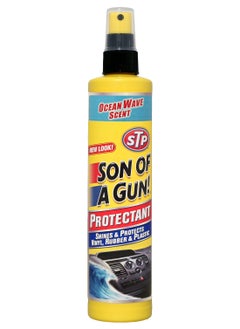 STP Son Of A Gun Protectant 10Oz, Shines And Protects Vunyl, Rubber And Plastic, Ocean Wave Scent, 1 Piece  - Image 1