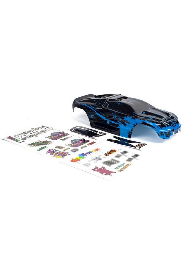 SummitLink Custom Body Muddy Blue Over Black Style Compatible for E-Revo 1/10 Scale RC Car or Truck (Truck not Included) ER-BB-01 - Image 2