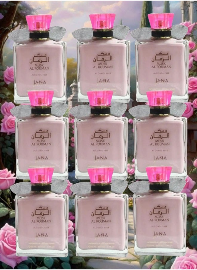 مسك 9 قطع عطر مسك الرومان للنساء 100 مل  - Image 1