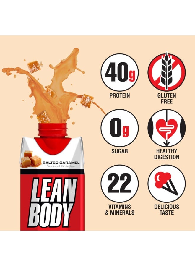 LABRADA Lean Body Protein Shake Ready to Drink Salted Caramel (500 ml) - Image 3