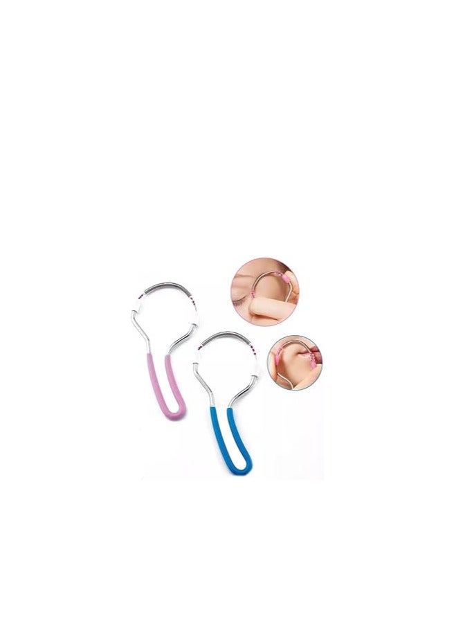 مزيل شعر الوجه الزنبركي  بكرة شعر يدوية، جهاز إزالة الشعر، للنساء، جهاز إزالة شعر الوجه والشفاه وإزالة الشعر - Image 2