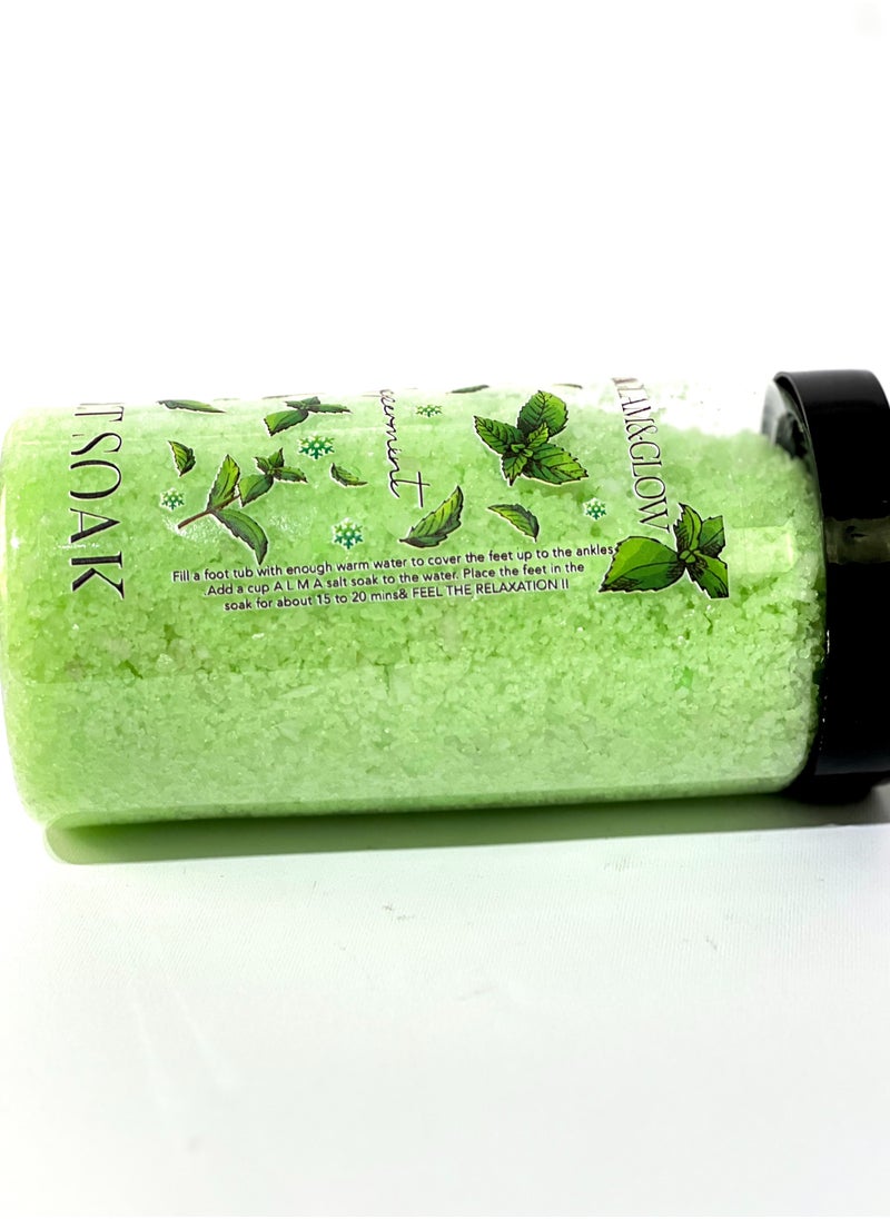 ALMA ALMA GLAM & GLOW Mint salt soak 1200gm  - Image 2