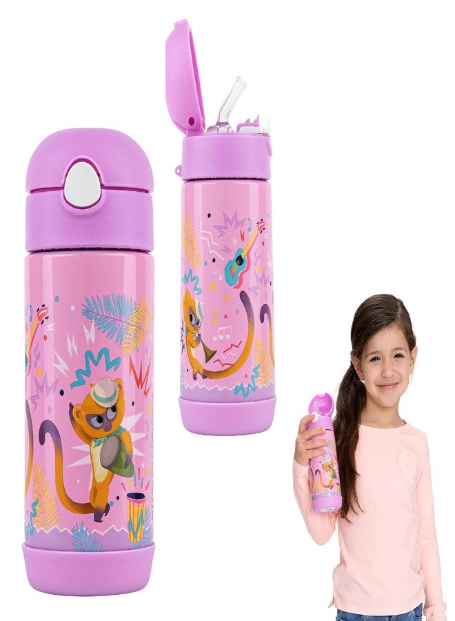 Franco Kids Double Wall Insulated Stainless Steel Water Bottle, 12-Ounce, Sony Vivo - Image 1