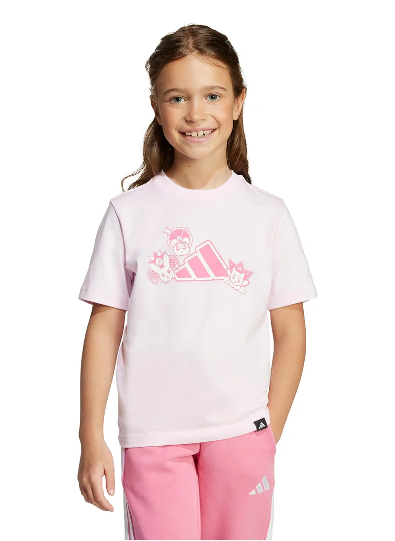 اديداس Kids Anime Pets Graphic T-Shirt