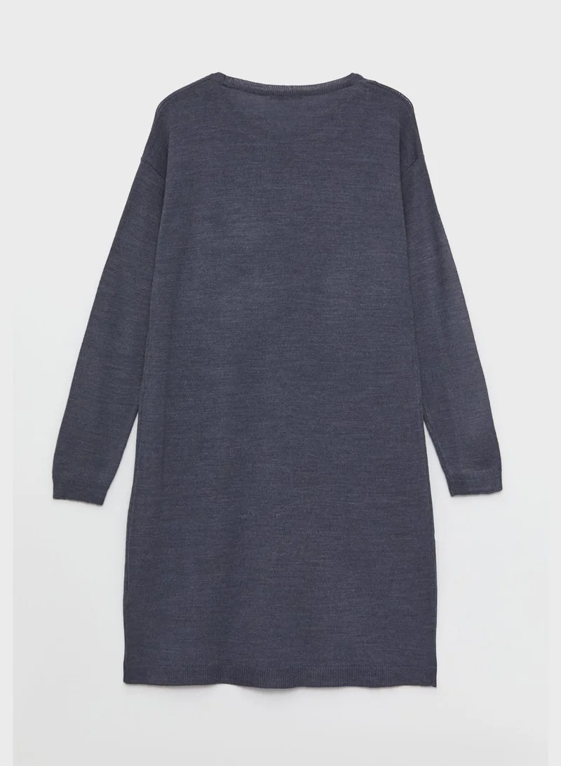 LC WAIKIKI Round Neck Knitted Tunic