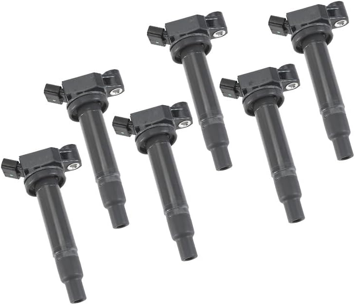 Trolling MAN Set of 6 Ignition Coils Compatible with Camry Avalon ES300 RX300 UF267 Solara Sienna - Image 1