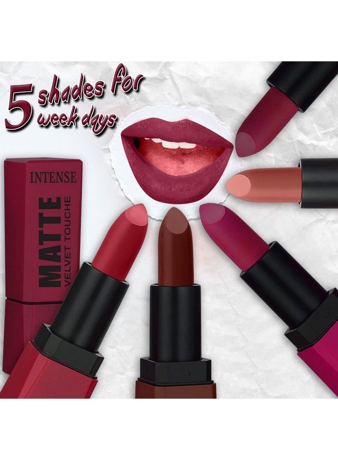 Forfor أحمر شفاه مات مكثف مقاوم للماء أحمر شفاه مات طويل الأمد (مارون نابض) - Image 5