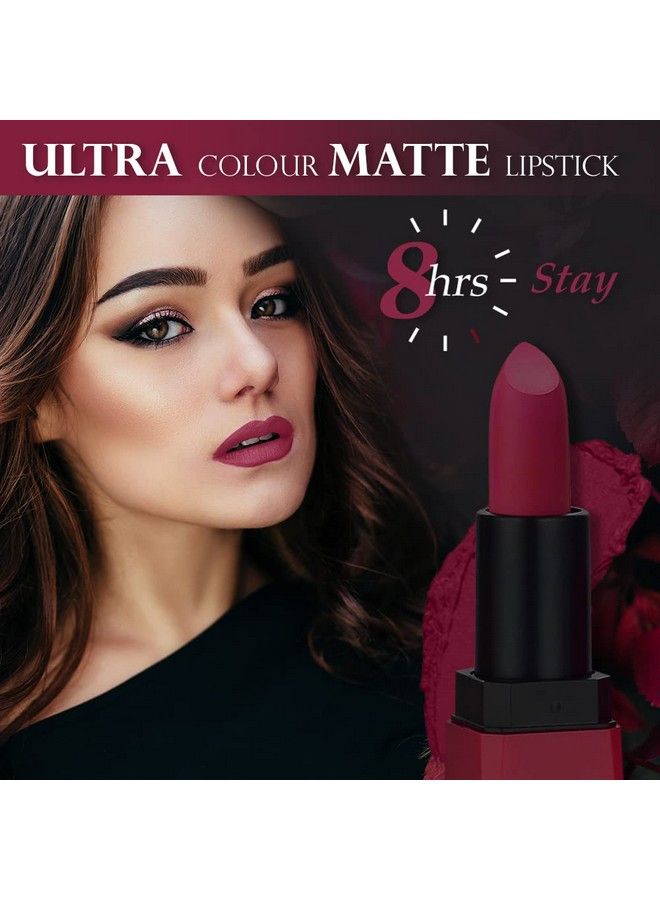 Forfor أحمر شفاه مات مكثف مقاوم للماء أحمر شفاه مات طويل الأمد (مارون نابض) - Image 4