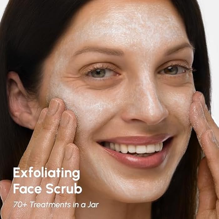 MAREE Face Exfoliator — Microdermabrasion Facial Scrub & Exfoliating Face Wash for Women — Collagen & Glycolic Acid — Gentle Scrub and Exfoliant — Men Exfoliating Scrubber — Exfoliante Facial Cleanser - Image 2
