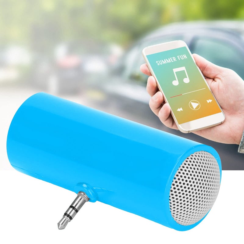 Blue Portable Wireless Plug In Speaker With Clear Strong Sound For Smartphones Tablets Laptops - Image 3