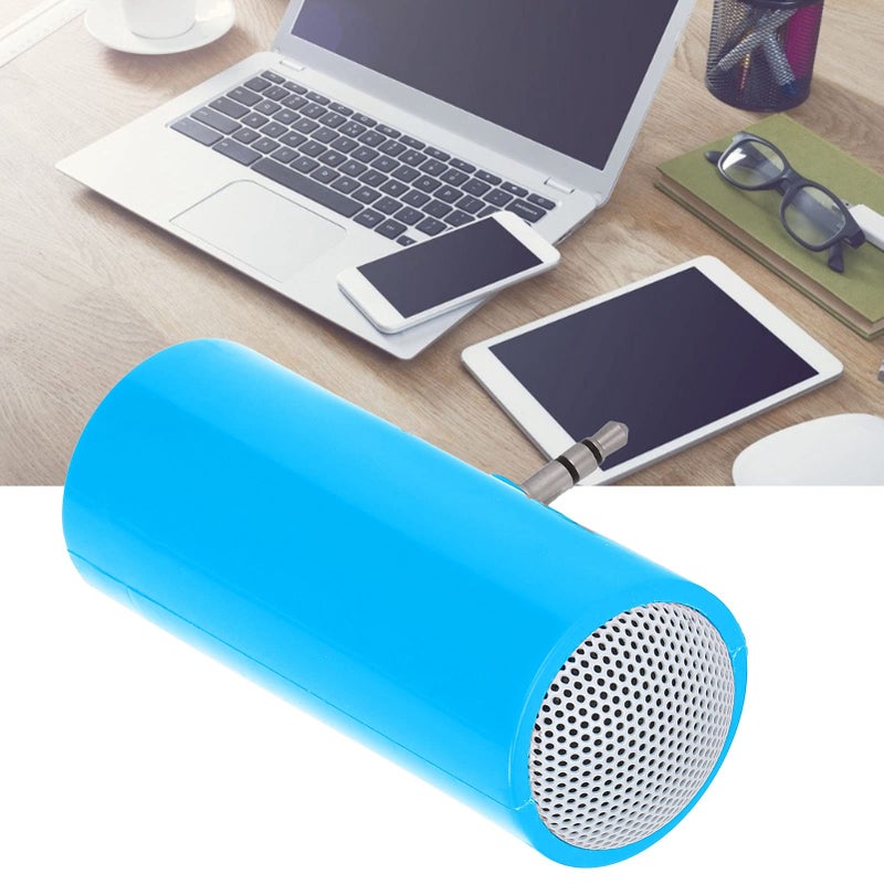 Blue Portable Wireless Plug In Speaker With Clear Strong Sound For Smartphones Tablets Laptops - Image 5