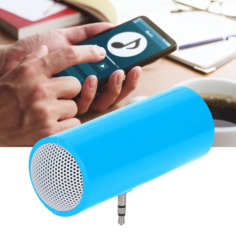 Blue Portable Wireless Plug In Speaker With Clear Strong Sound For Smartphones Tablets Laptops - Image 4