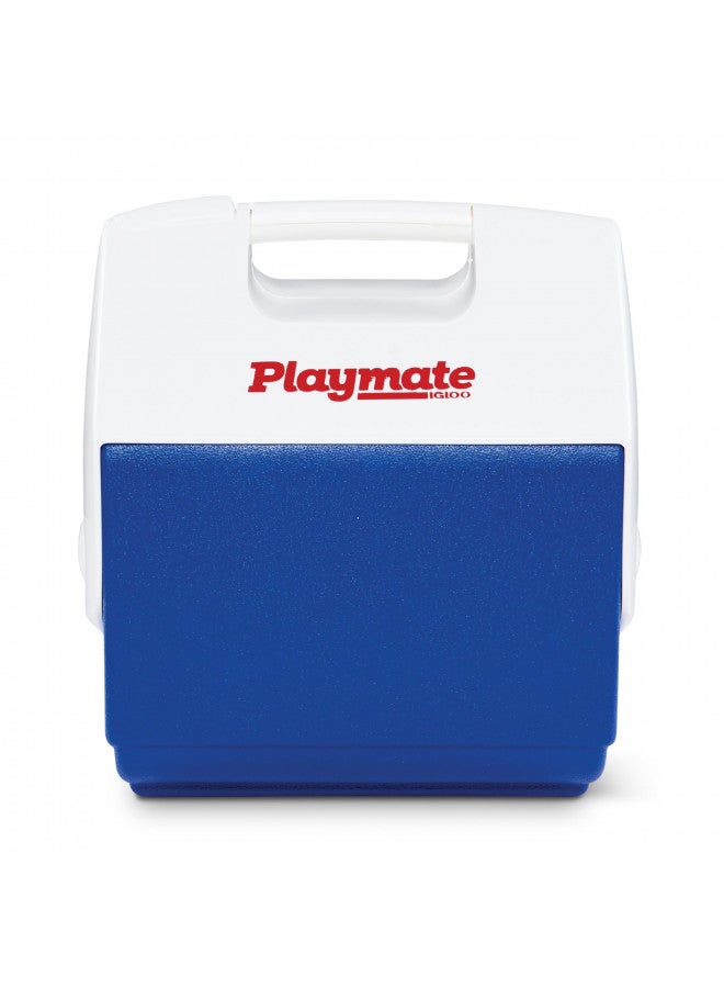 Igloo Playmate Pal Cooler, Blue/White , 7 Qt - Image 1