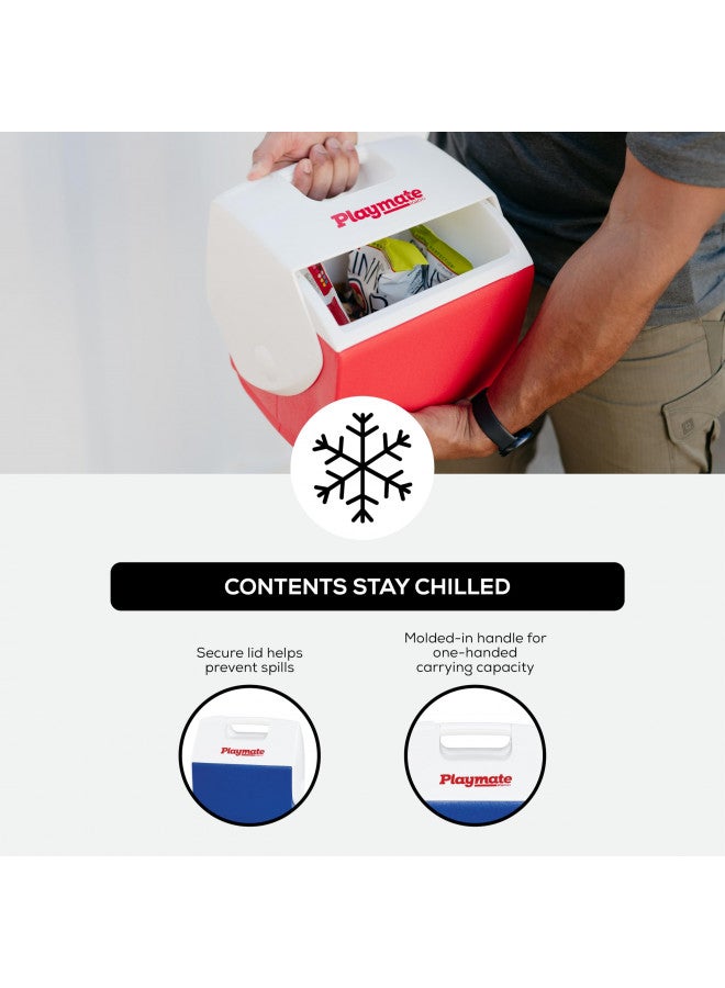 Igloo Playmate Pal Cooler, Blue/White , 7 Qt - Image 5