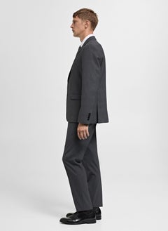 Mango Man Fitted Blazer  - Image 3