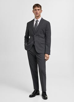 Mango Man Fitted Blazer  - Image 4