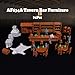 AUSPDICE 74 Pcs Tavern Bar Furniture RPG Terrain Set Detailed DND Accessories for Tabletop RolePlaying Miniature Props for Dungeons and Dragons TTRPG Maps and Wargame Campaigns AF634A - Image 4
