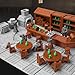 AUSPDICE 74 Pcs Tavern Bar Furniture RPG Terrain Set Detailed DND Accessories for Tabletop RolePlaying Miniature Props for Dungeons and Dragons TTRPG Maps and Wargame Campaigns AF634A - Image 2