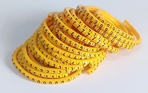 PVC Ferrules Numbered 0 to 9 15mm  - Image 1