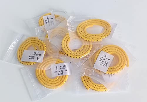 PVC Ferrules Numbered 0 to 9 15mm  - Image 4