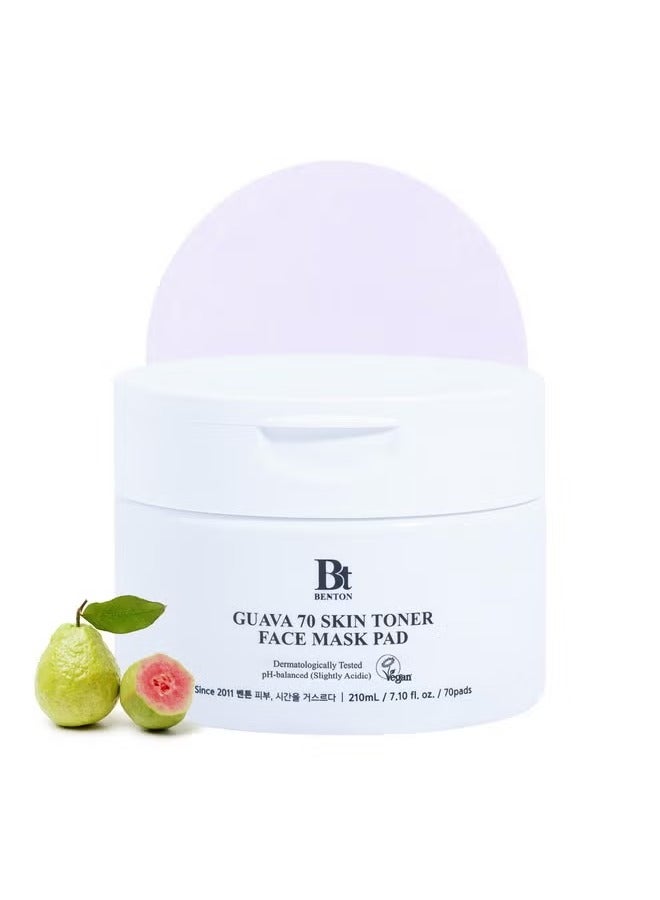 Benton Guava Skin Toner Face Mask 70 Pads - Image 1