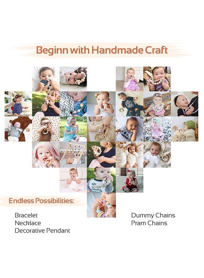 بروميس بيبي حبل من الساتان الأسود من Promise Babe بطول 75 مترًا لقلادة التسنين للأطفال، خط لوازم حرفية لتسنين الأطفال - Image 3