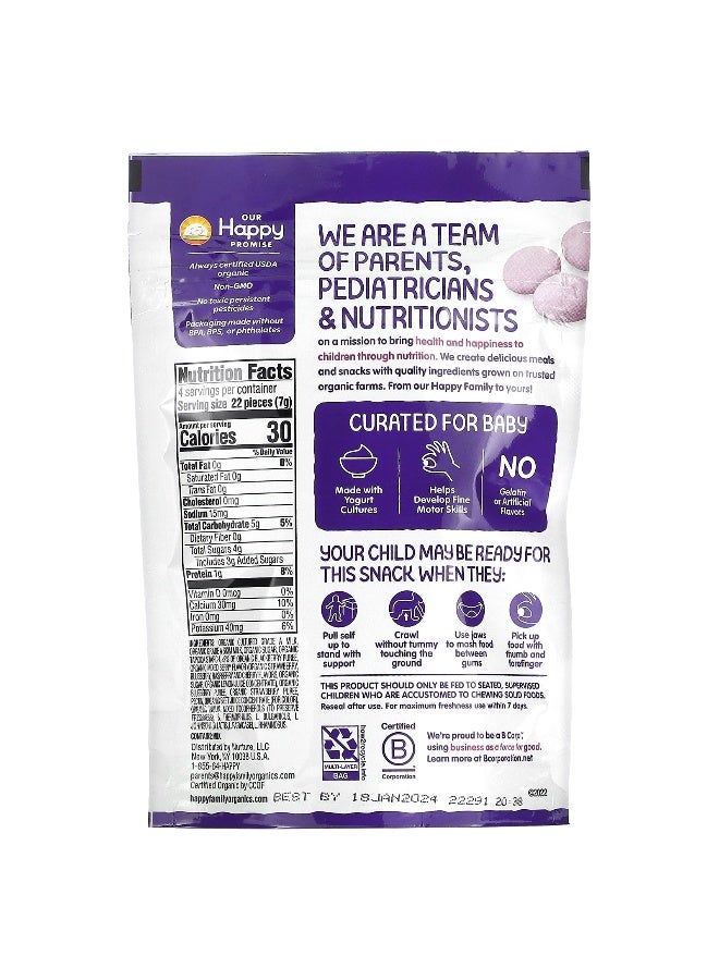 Happy Family Organics Happy Family Organics, Organic Yogis, Freeze Dried Yogurt & Fruit Snacks, Mixed Berry, 1 oz (28 g)  - Image 2