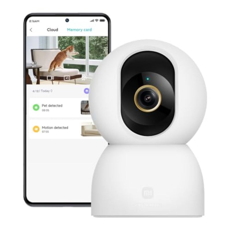 C701 4K 8MP Pan/Tilt Indoor Camera House WiFi Security Camera 360° Coverage AI Detection Night Vision Baby Pets Dogs Monitor Cameras Works with Alexa and Google - Image 1