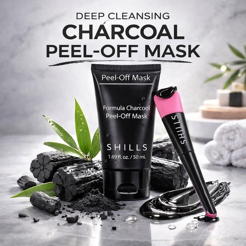 SHILLS Peel Off Mask With A Pink Brush - Image 2