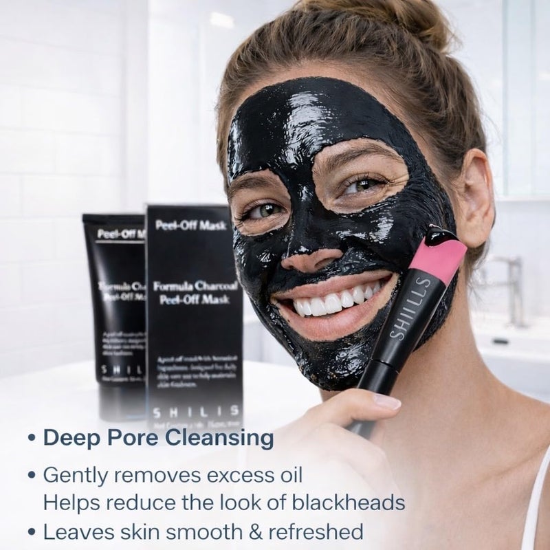 SHILLS Peel Off Mask With A Pink Brush - Image 3