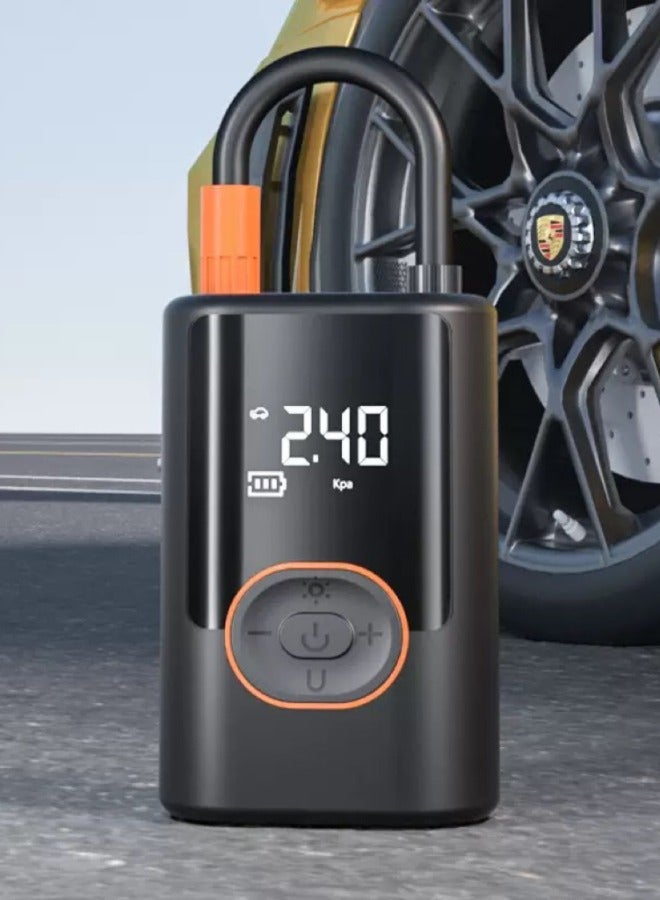 Generic Portable Air Compressor Tire Inflator PumpElectric Air Pump with LCD Dual Screen for Car,Motor,Bike,Ball  - Image 5