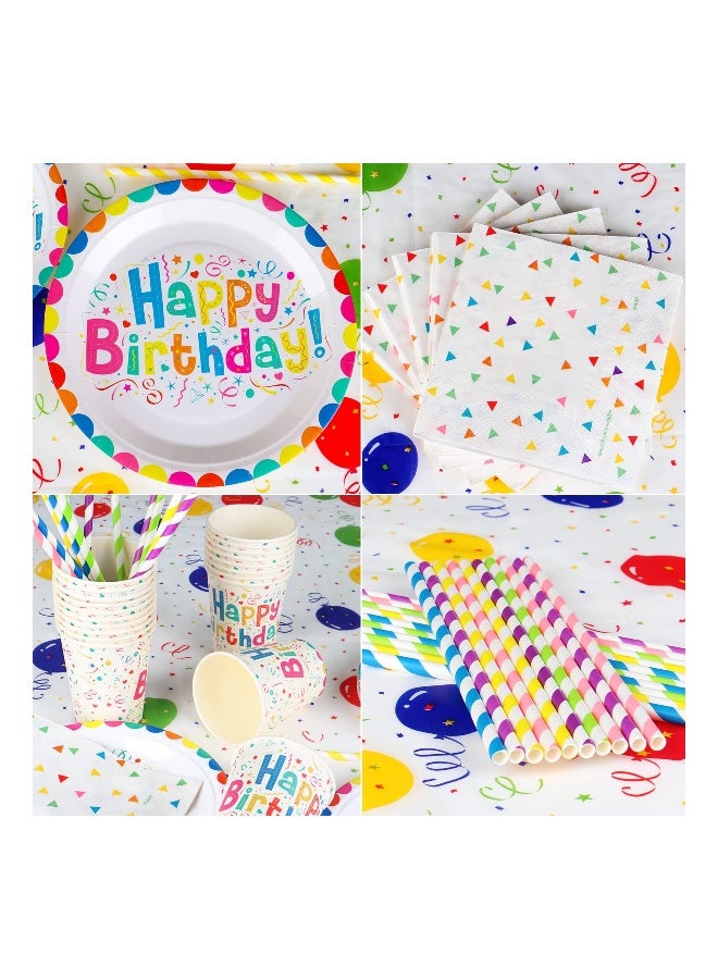102 Pcs Birthday Party Tableware Set - Image 5