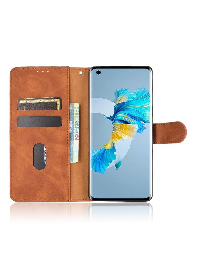 S-TOP Case For Huawei Mate 40 Solid Color Skin Feel Magnetic Buckle Horizontal Flip Calf Texture PU Leather Case with Holder & Card Slots & Wallet - Image 4