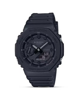 G-SHOCK Men's Stylish Analog Digital Quartz Watch - GA-2100-1A1DR Black Dial, Black Band  - Image 1