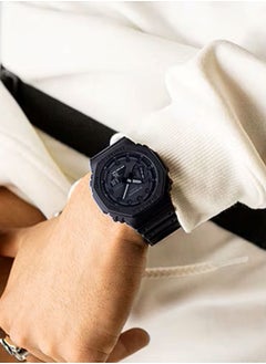 G-SHOCK Men's Stylish Analog Digital Quartz Watch - GA-2100-1A1DR Black Dial, Black Band  - Image 4