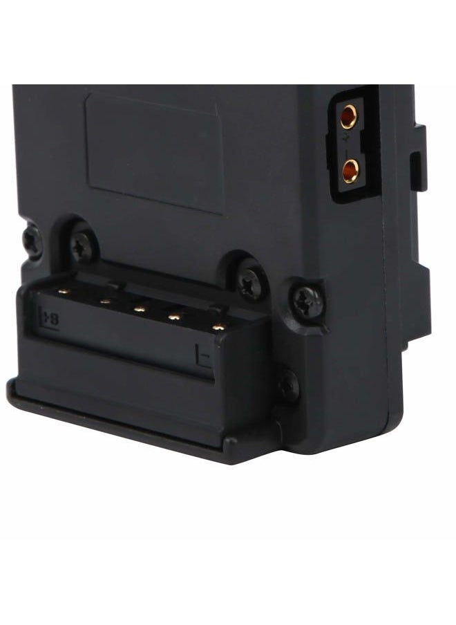 fosa - V Lock Battery Adapter, V Mount Battery to NP F Adapter, 14.8V D tap Output Port V Lock D tap Battery Plate Adapter for Monitor Fill Light - Image 1