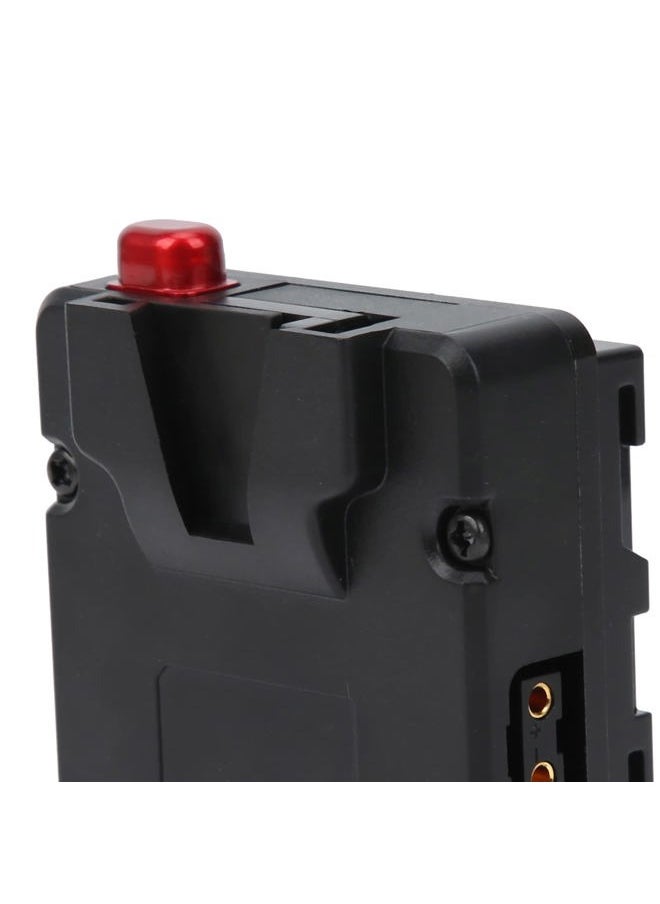 fosa - V Lock Battery Adapter, V Mount Battery to NP F Adapter, 14.8V D tap Output Port V Lock D tap Battery Plate Adapter for Monitor Fill Light - Image 1
