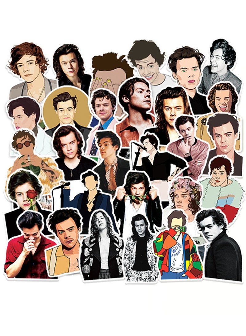 general 50-Piece Harry Styles  Cute Vinyl Waterproof Sticker