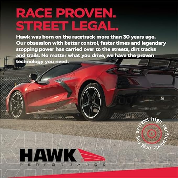 HAWK PERFORMANCE هوك بيرفورمانس HB557B545 وسادة فرامل قرصية HPS 50 - Image 5