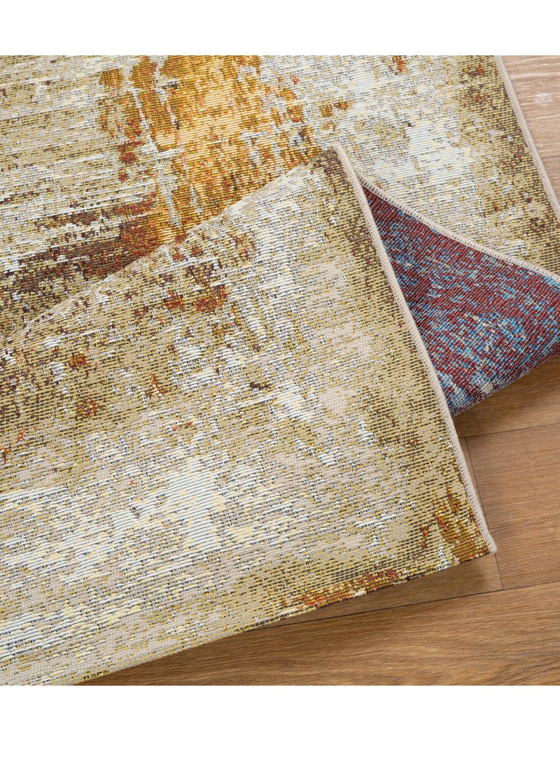 لوفت إيسلا، سجادة خارجية، سجادة أريكة، سجادة معيشة، مقاس 160×235 سم، قماش، متعدد الألوان، صنع في مصر-422X-Q4 - Image 2