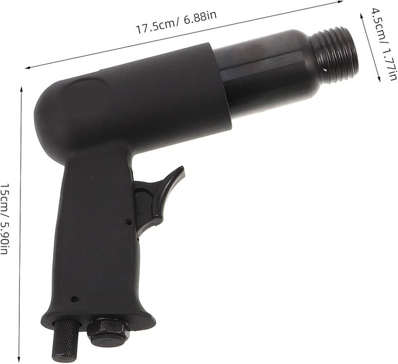 مجموعة مطرقة هوائية مع 4 إزميل 190 مم أداة هوائية لإزالة الصدأ وأعمال المعادن - Image 3