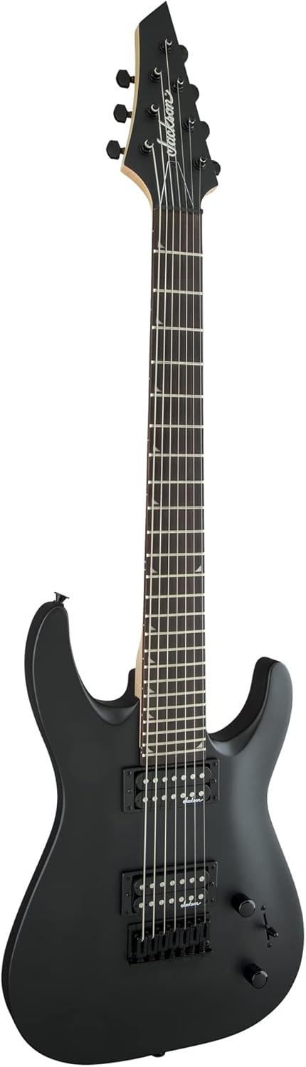 Jackson Dinky Arch Top JS227 DKA HT Electric Guitar  Satin Black Bundle with Cable Tuner Strap Picks and Austin Bazaar Instructional DVD - Image 4