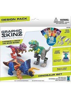 Mega Brands RoseArt Graphic Skinz Design Set, Dinosaur set  - Image 1