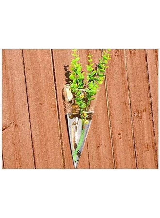 HZYH 2 Pcs Wall Plant Holder, Levitating Succulent Planter Hanging Glass Terrarium, Flower Vase Propagation Stations, Water Saving, for Indoor Kitchen Home Mounted Decor, Plant  Gifts - Image 5