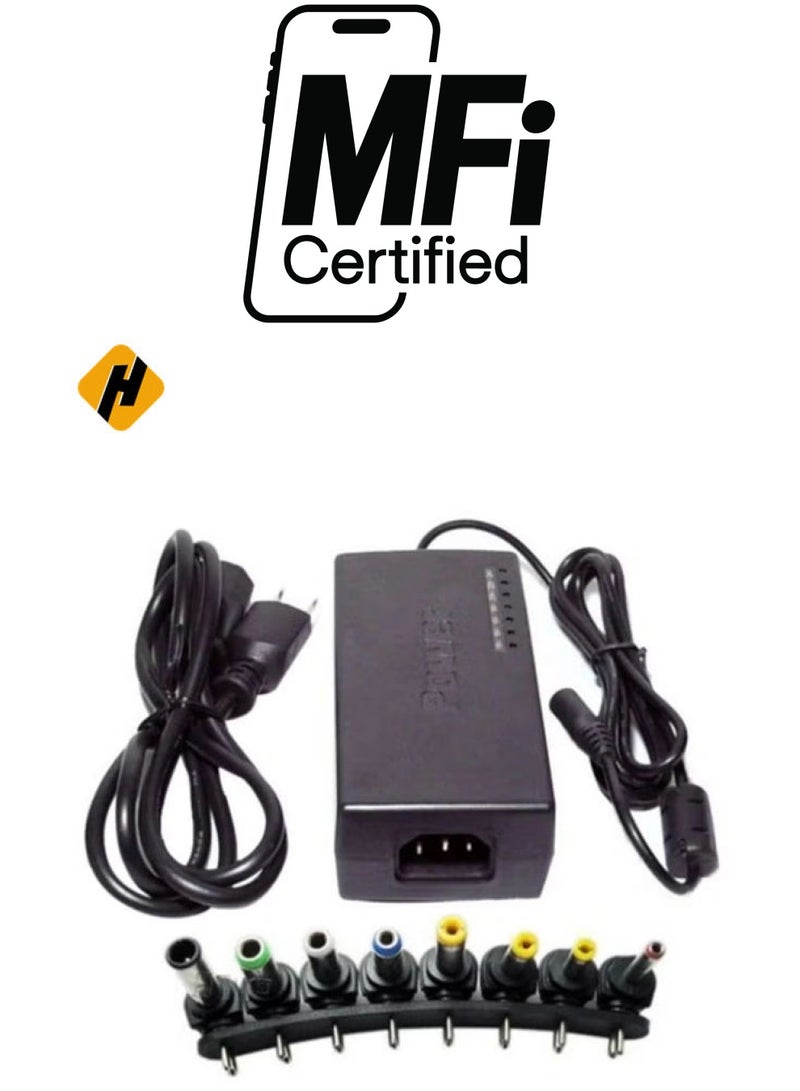 HuHa Universal AC Power Adapter For Laptop/Notebook Black  - Image 1