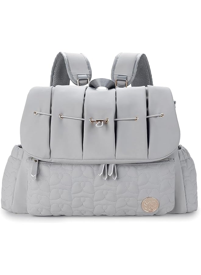 erorex Diaper Bag Backpack Large Capacity Convertible Travel Back Pack Waterproof Baby Bag For Mom And Girl - Image 1